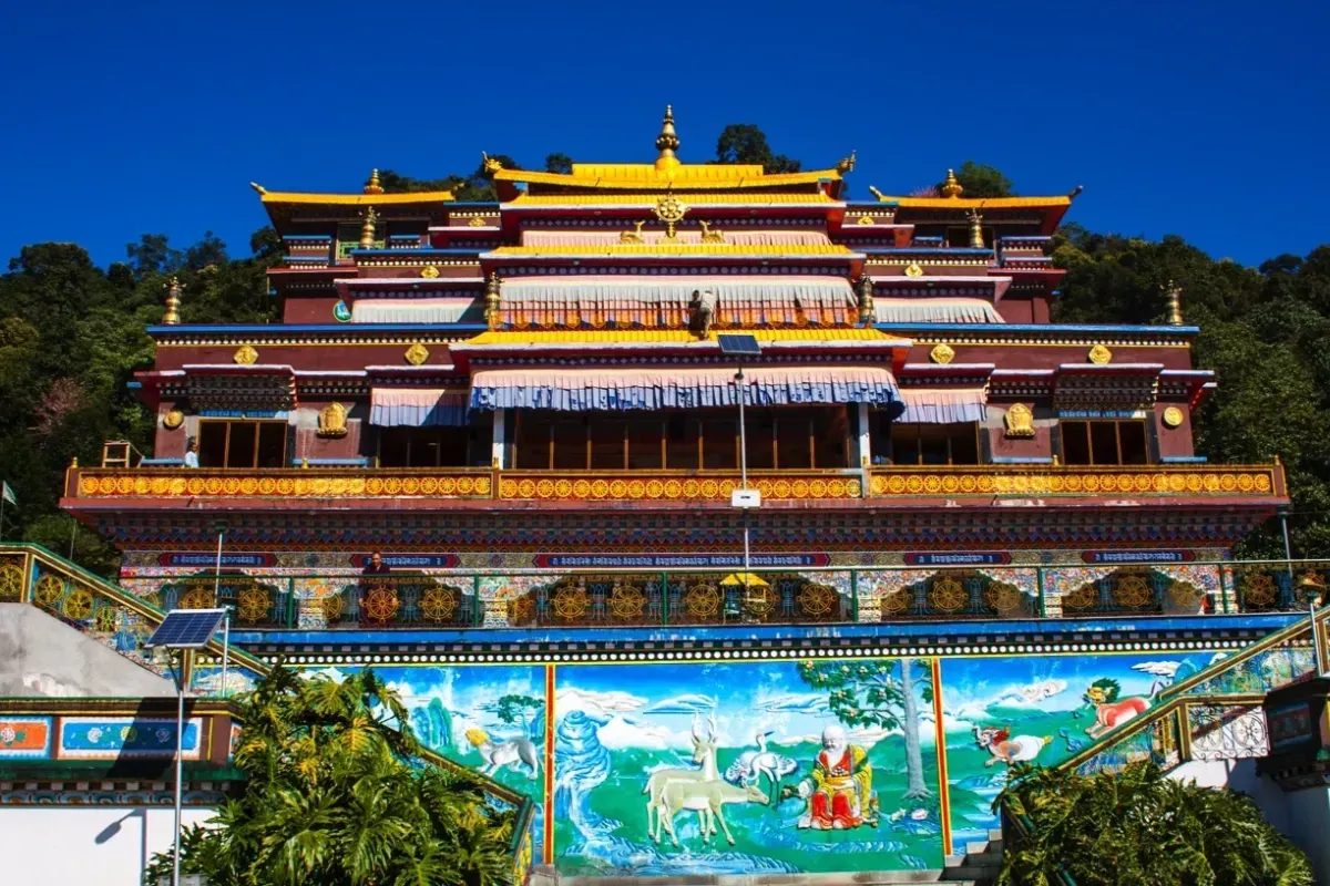 4 Nights 5 Days Sikkim Tour – the gilded roof of Rumtek Monastery near Gangtok